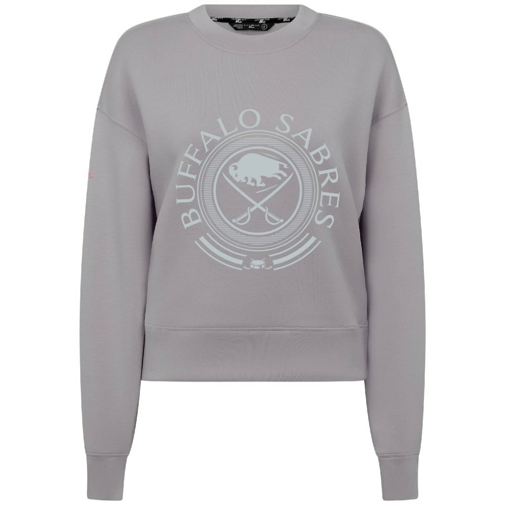 Buffalo Sabres Levelwear Women's Slate & Snow Sponge Tri-Blend Sweatshirt -  NHL Sweatshirts