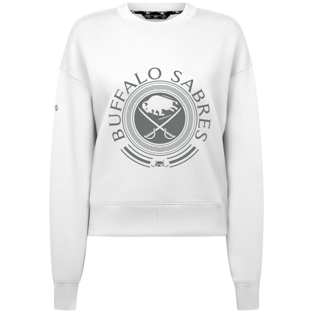 Buffalo Sabres Levelwear Women's Slate & Snow Sponge Tri-Blend Sweatshirt -  NHL Sweatshirts