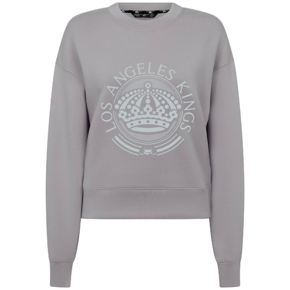 Los Angeles Kings Levelwear Women's Slate & Snow Sponge Tri-Blend Sweatshirt -  NHL Sweatshirts