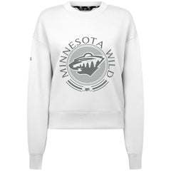 Minnesota Wild Levelwear Women's Slate & Snow Sponge Tri-Blend Sweatshirt -  NHL Sweatshirts