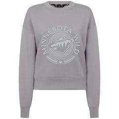 Minnesota Wild Levelwear Women's Slate & Snow Sponge Tri-Blend Sweatshirt -  NHL Sweatshirts