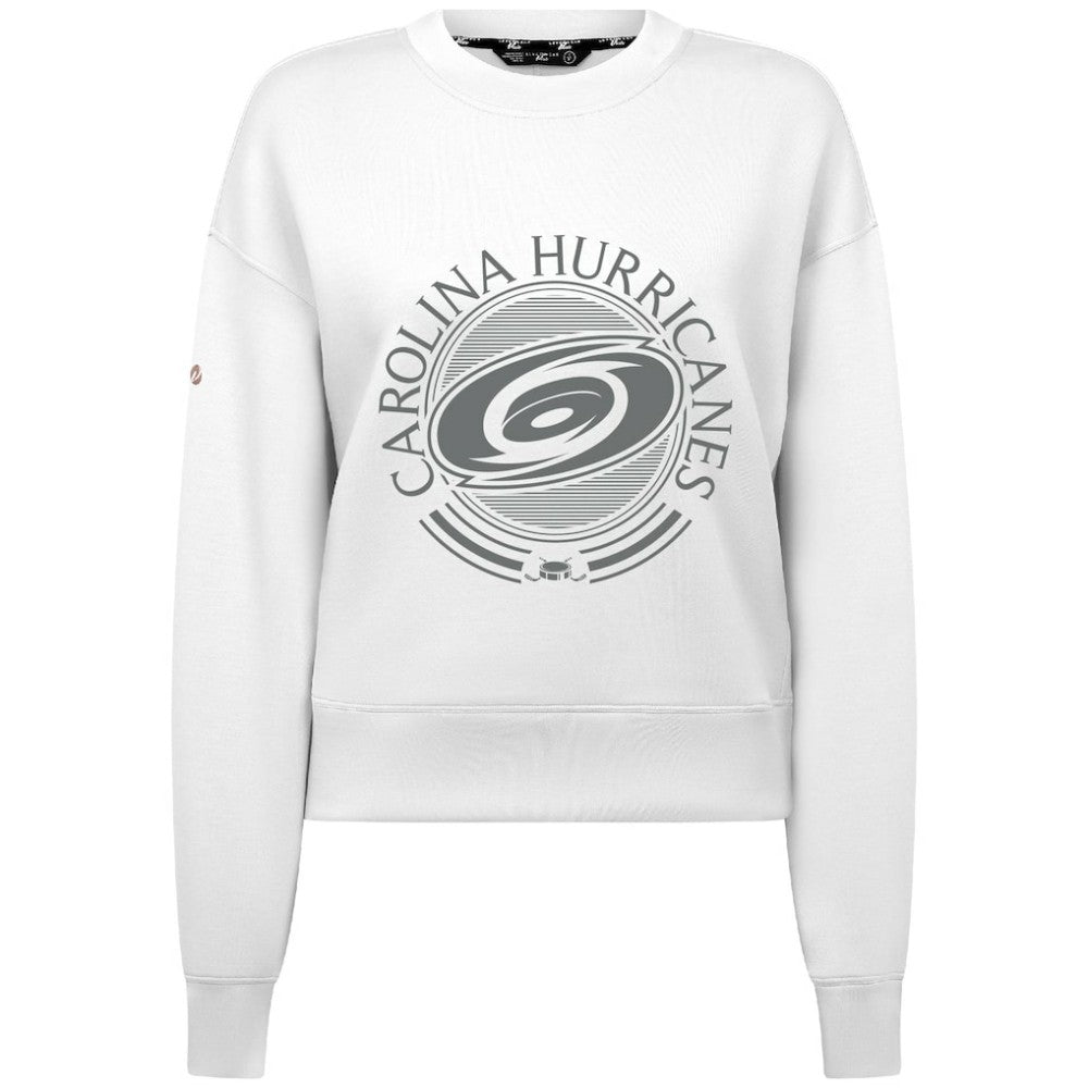 Carolina Hurricanes Levelwear Women's Slate & Snow Sponge Tri-Blend Sweatshirt -  NHL Sweatshirts