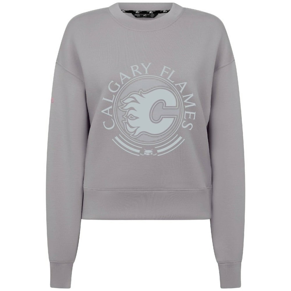 Calgary Flames Levelwear Women's Slate & Snow Sponge Tri-Blend Sweatshirt -  NHL Sweatshirts