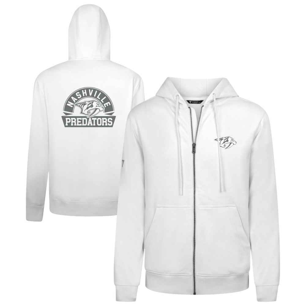 Nashville Predators Levelwear Podium Chenille Logo Full-Zip Hoodie -  NHL Hoodies