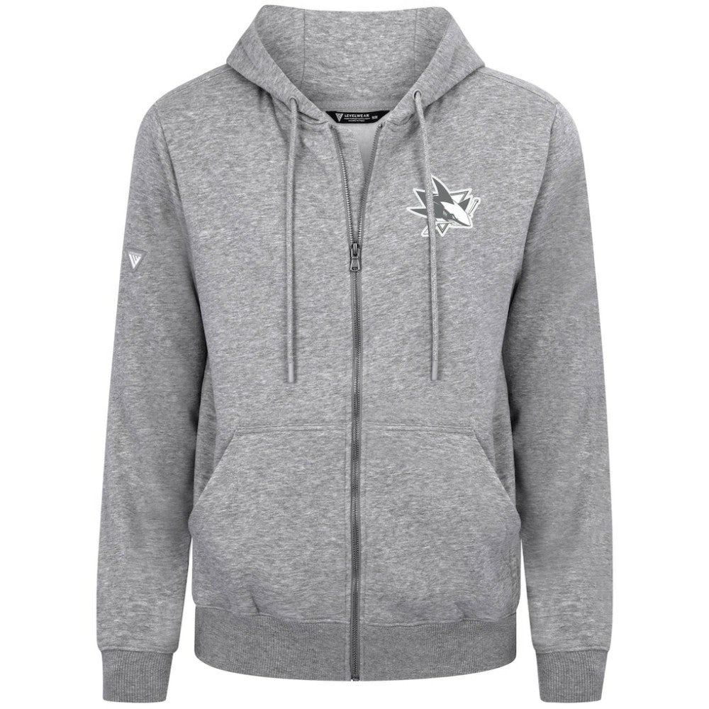 San Jose Sharks Levelwear Podium Chenille Logo Full-Zip Hoodie -  NHL Hoodies
