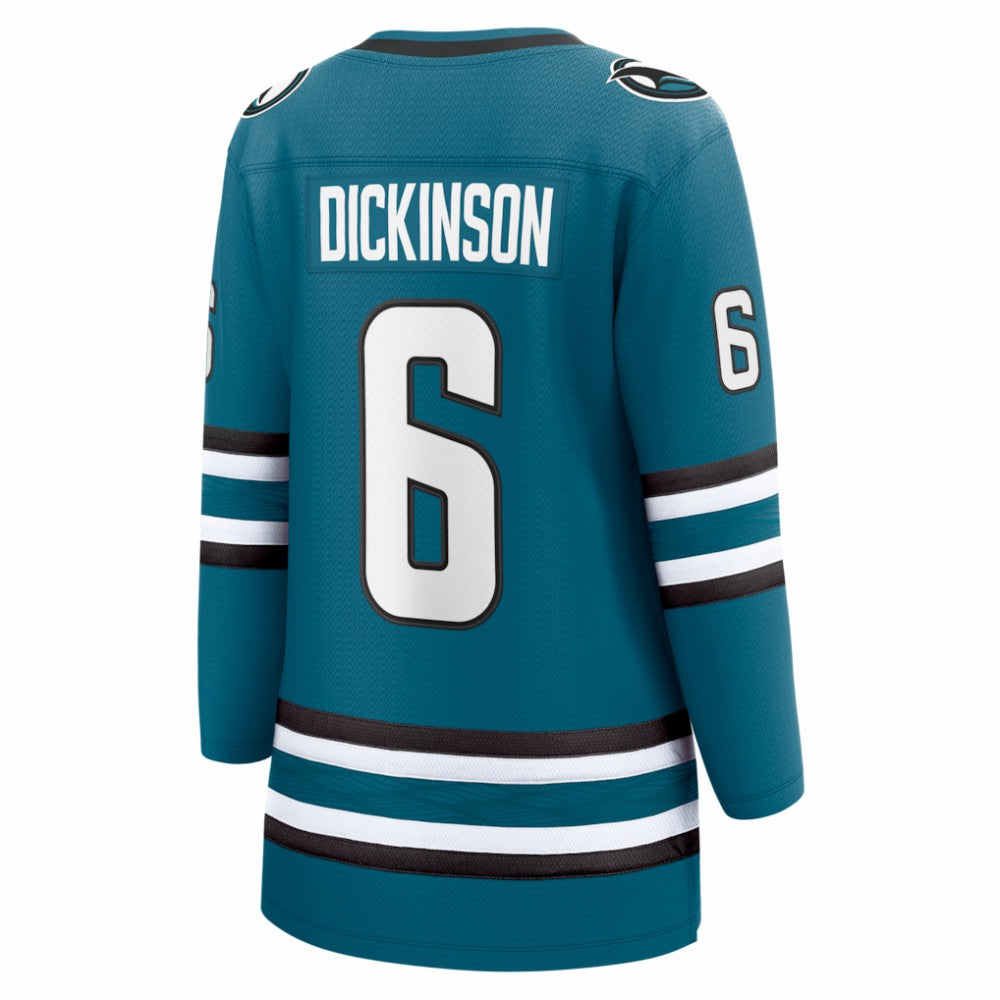 Sam Dickinson San Jose Sharks Fanatics Women's Home Breakaway Jersey -  NHL Jerseys