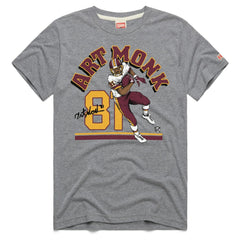 Washington Commanders Art Monk  Homage Unisex Retired Player Classic Illustration Tri-Blend T-Shirt | NFL On sale