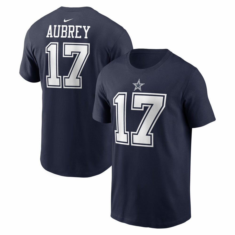 Dallas Cowboys Brandon Aubrey  Name & Number T-Shirt | NFL Hot