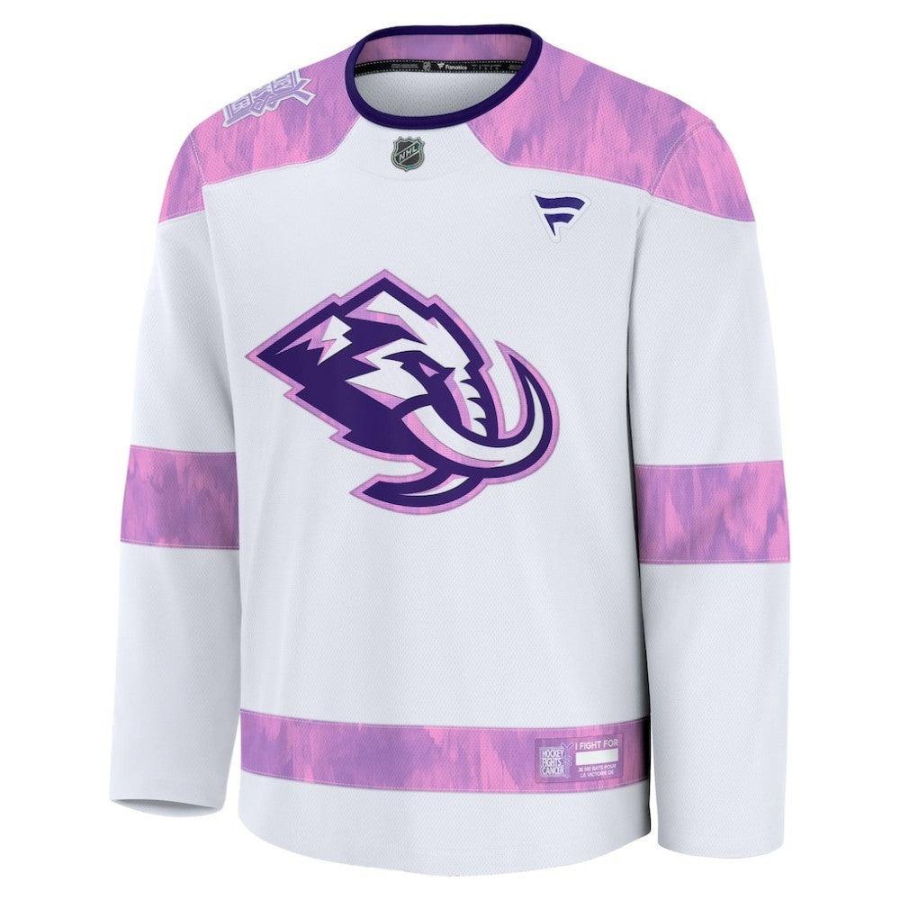 Utah Mammoth Fanatics Hockey Fights Cancer Survivor Practice Jersey -  NHL Jerseys