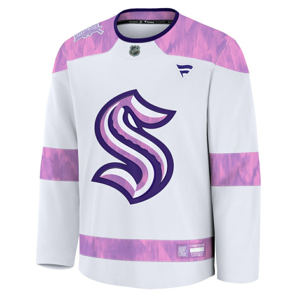 Seattle Kraken Fanatics Hockey Fights Cancer Survivor Practice Jersey -  NHL Jerseys