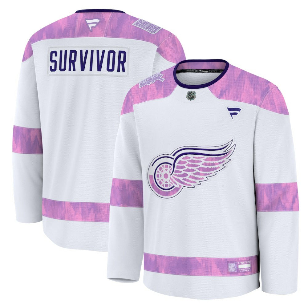 Detroit Red Wings Fanatics Hockey Fights Cancer Survivor Practice Jersey -  NHL Jerseys