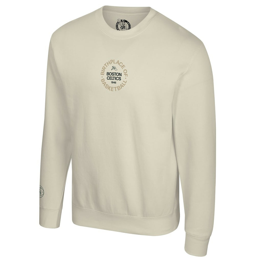 Cream Boston Celtics Stadium Essentials Unisex '46 Reserve Fleece Sweatshirt | NBA