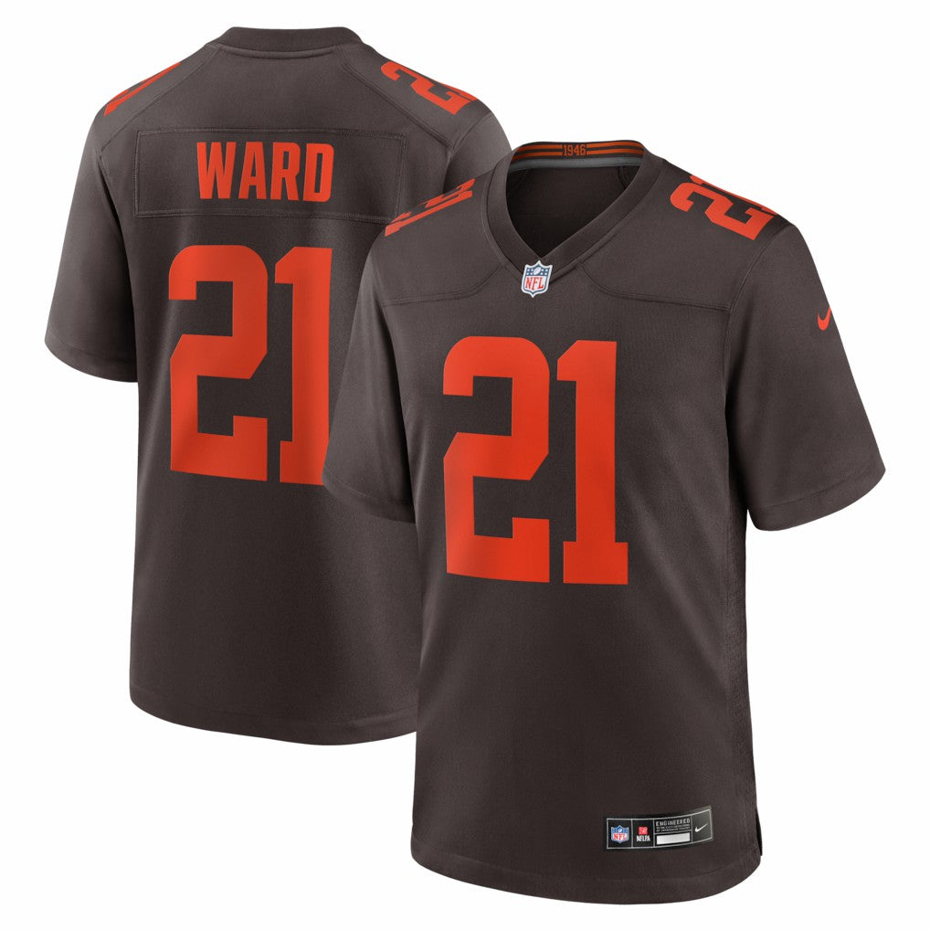 Cleveland Browns Denzel Ward  Alpha Dawg Game Jersey | NFL Hot