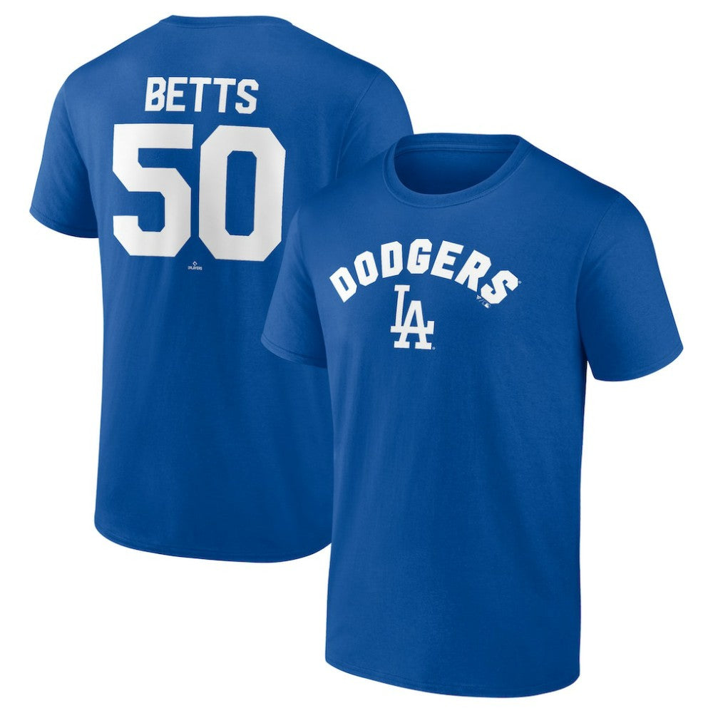 Mookie Betts Los Angeles Dodgers Winning Streak Name & Number T-Shirt - MLB T-shirts