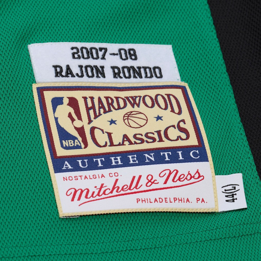 Kelly Green Rajon Rondo Boston Celtics 2007-08 Hardwood Classics Authentic Jersey | NBA
