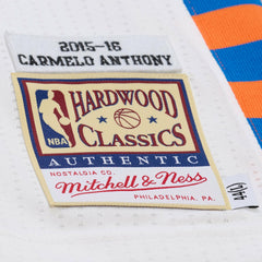 White Carmelo Anthony New York Knicks 2015-16 Hardwood Classics Authentic Jersey | NBA
