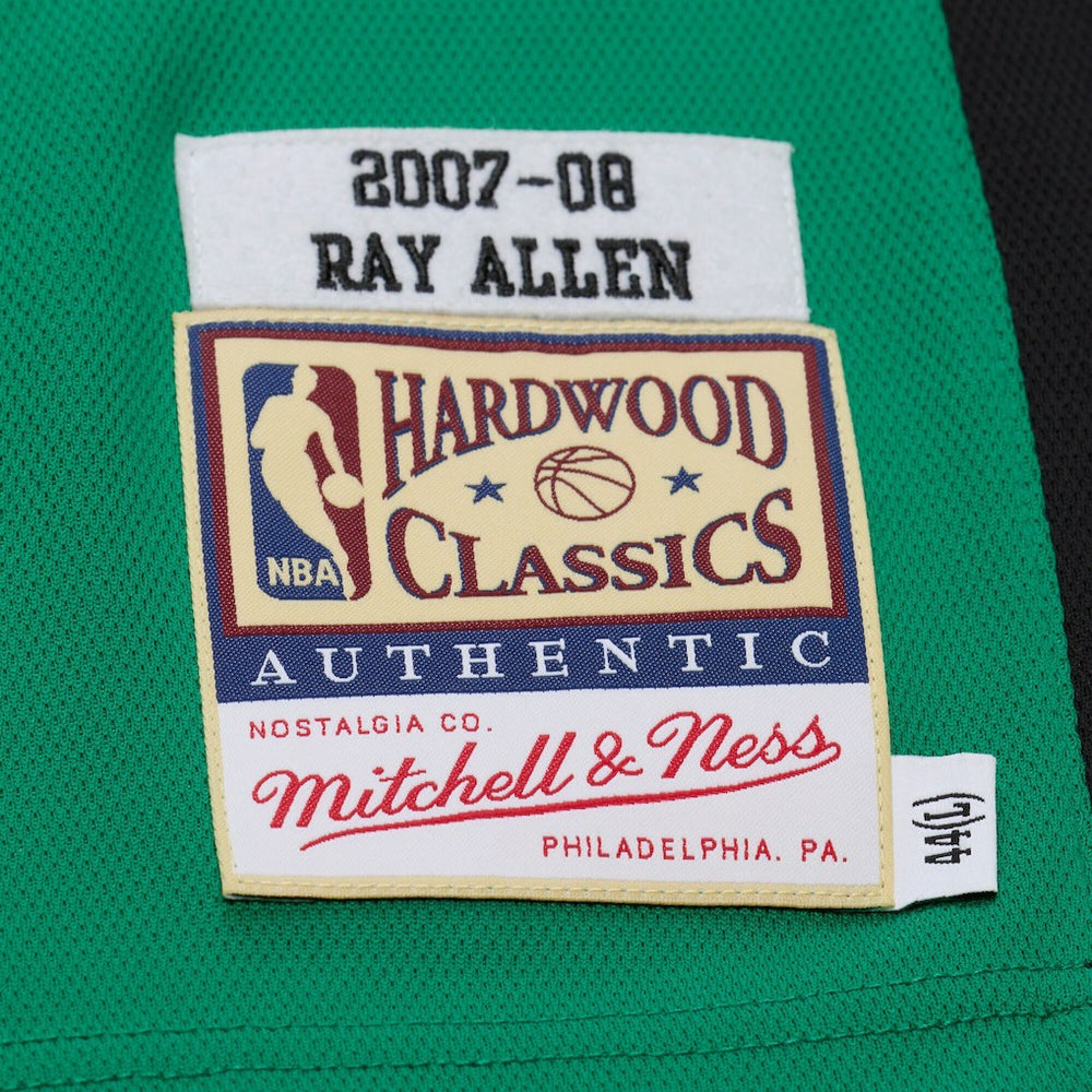 Kelly Green Ray Allen Boston Celtics 2007-08 Hardwood Classics Authentic Jersey | NBA