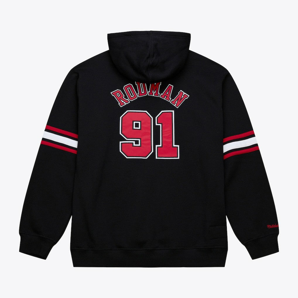 Black Dennis Rodman Chicago Bulls Name & Number Hoodie sale | NBA