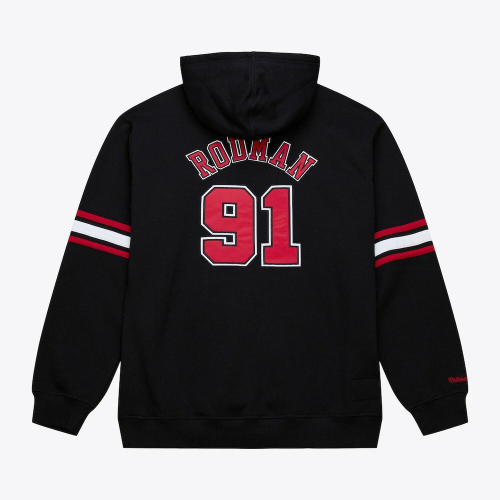 Black Dennis Rodman Chicago Bulls Name & Number Hoodie sale | NBA