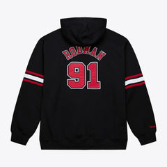 Black Dennis Rodman Chicago Bulls Name & Number Hoodie sale | NBA