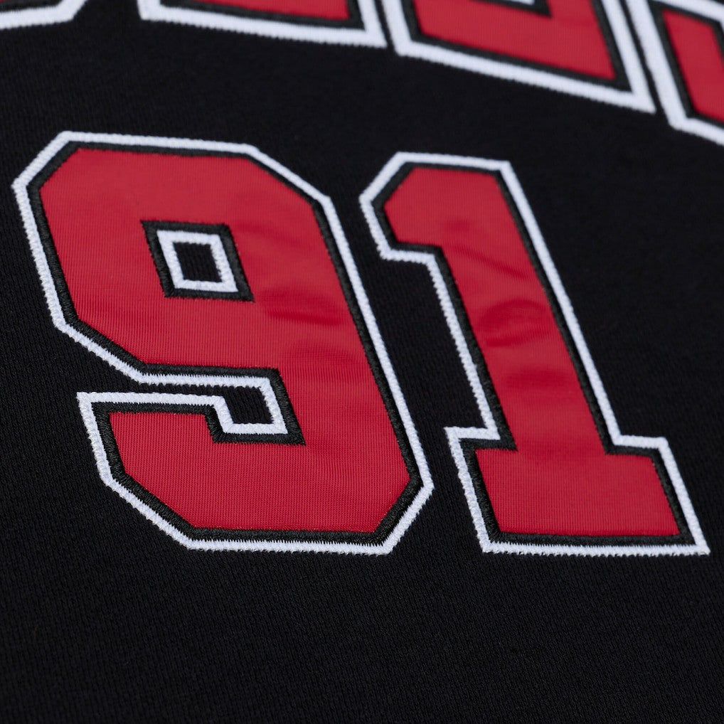 Black Dennis Rodman Chicago Bulls Name & Number Hoodie sale | NBA