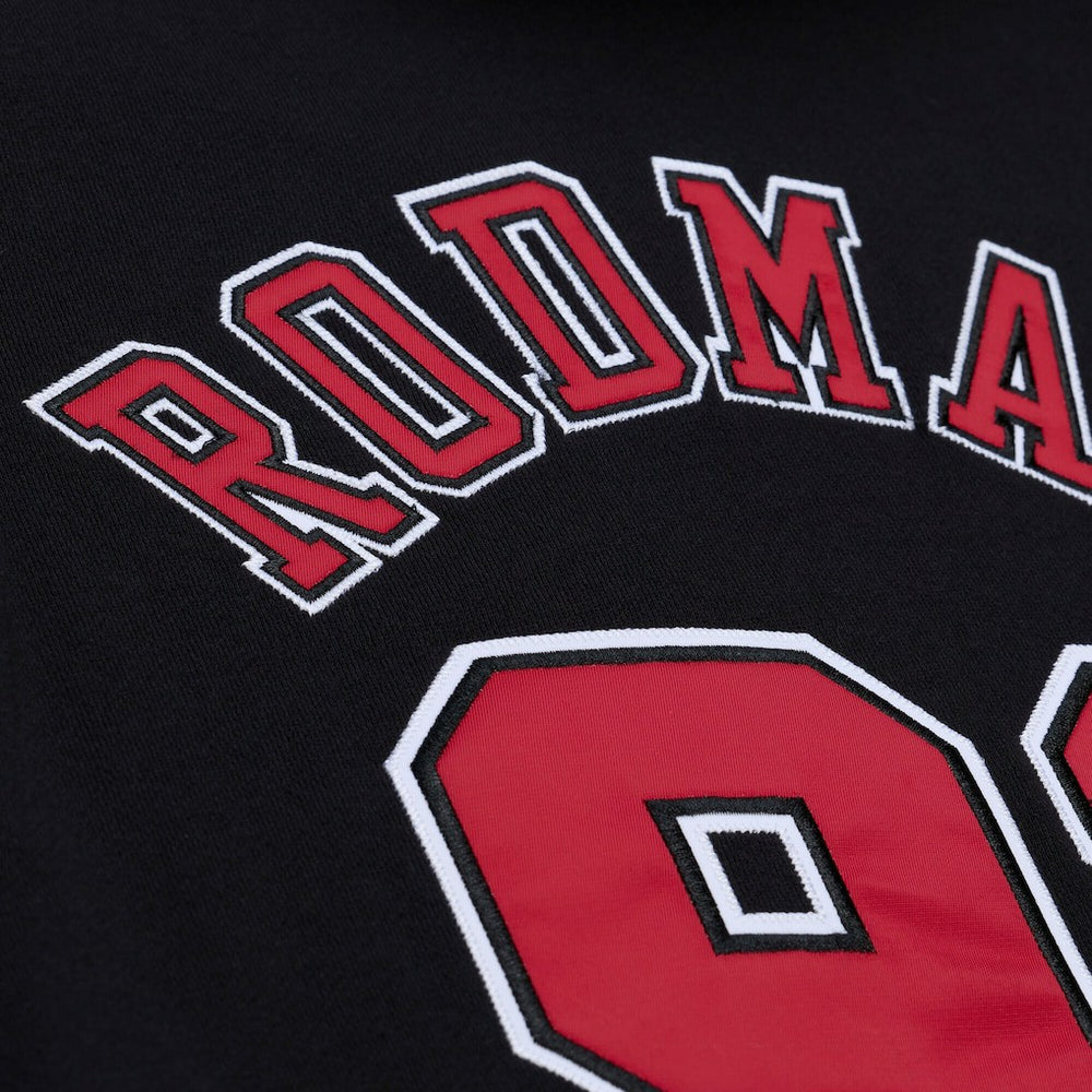 Black Dennis Rodman Chicago Bulls Name & Number Hoodie sale | NBA