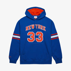 Blue Patrick Ewing New York Knicks Name & Number Hoodie | NBA