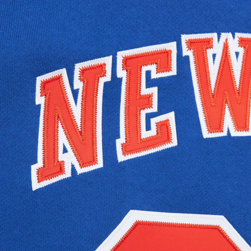 Blue Patrick Ewing New York Knicks Name & Number Hoodie | NBA
