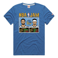 Royal Stephen Curry & Seth Curry Golden State Warriors Homage NBA Jam Tri-Blend T-Shirt sale | NBA