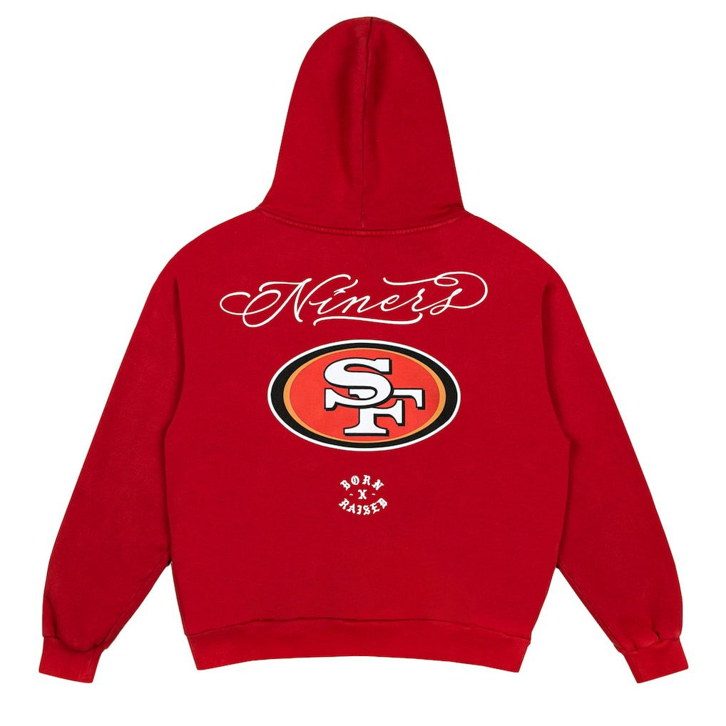San Francisco 49ers Born x Raised Unisex Fine Line Hoodie | NFL Discount
