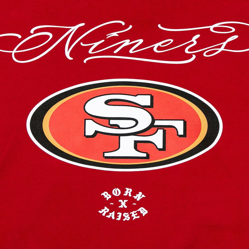 San Francisco 49ers Born x Raised Unisex Fine Line Hoodie | NFL Discount