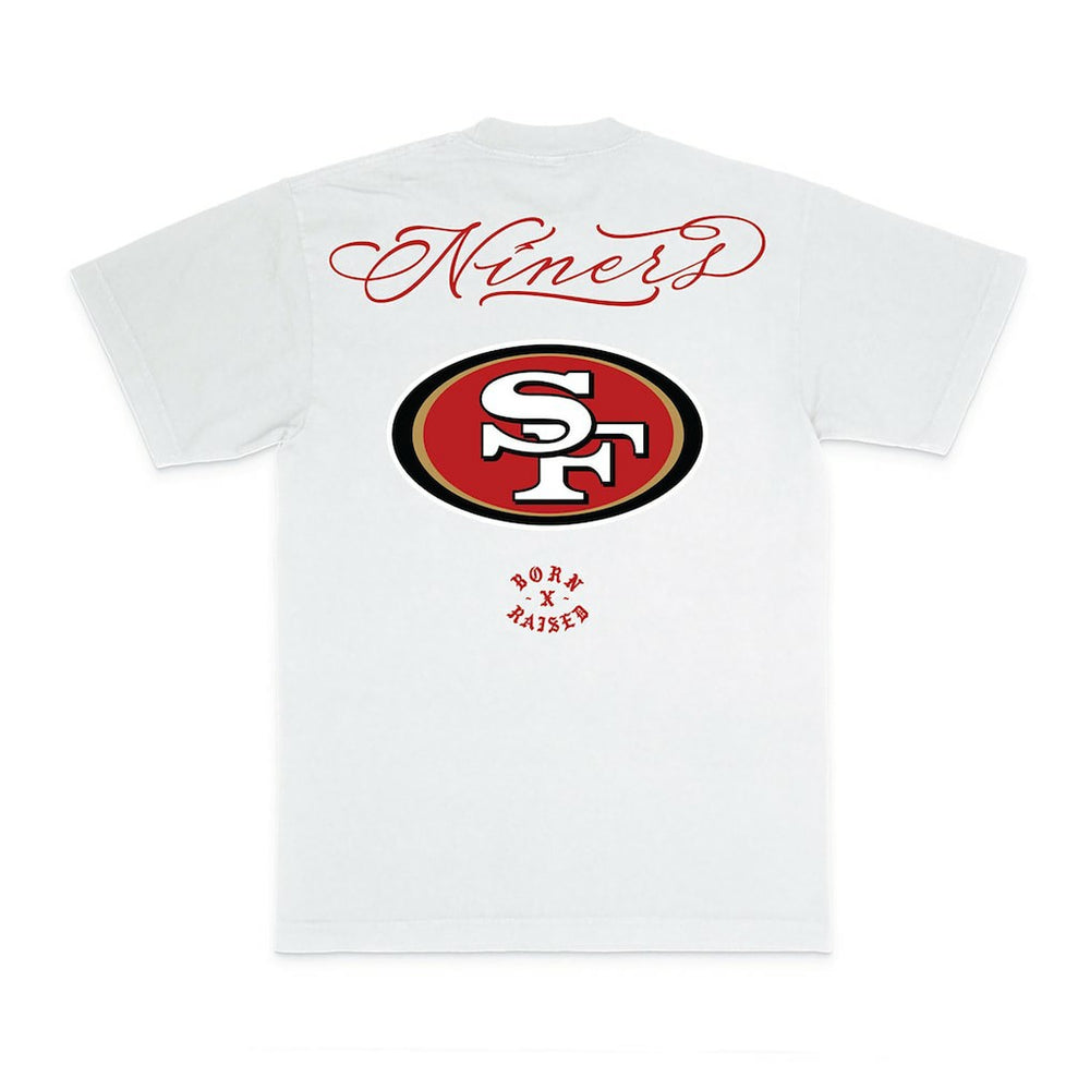 San Francisco 49ers Born x Raised Unisex Fine Line T-Shirt | NFL Online