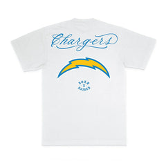 Los Angeles Chargers Born x Raised Unisex Fine Line T-Shirt | NFL New