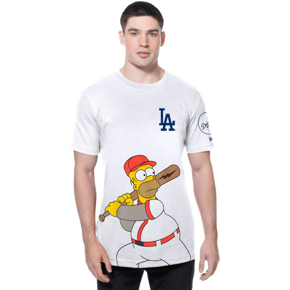 Los Angeles Dodgers New Era MLB x Simpsons Homer Wonderbat T-Shirt - MLB T-shirts