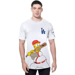 Los Angeles Dodgers New Era MLB x Simpsons Homer Wonderbat T-Shirt - MLB T-shirts