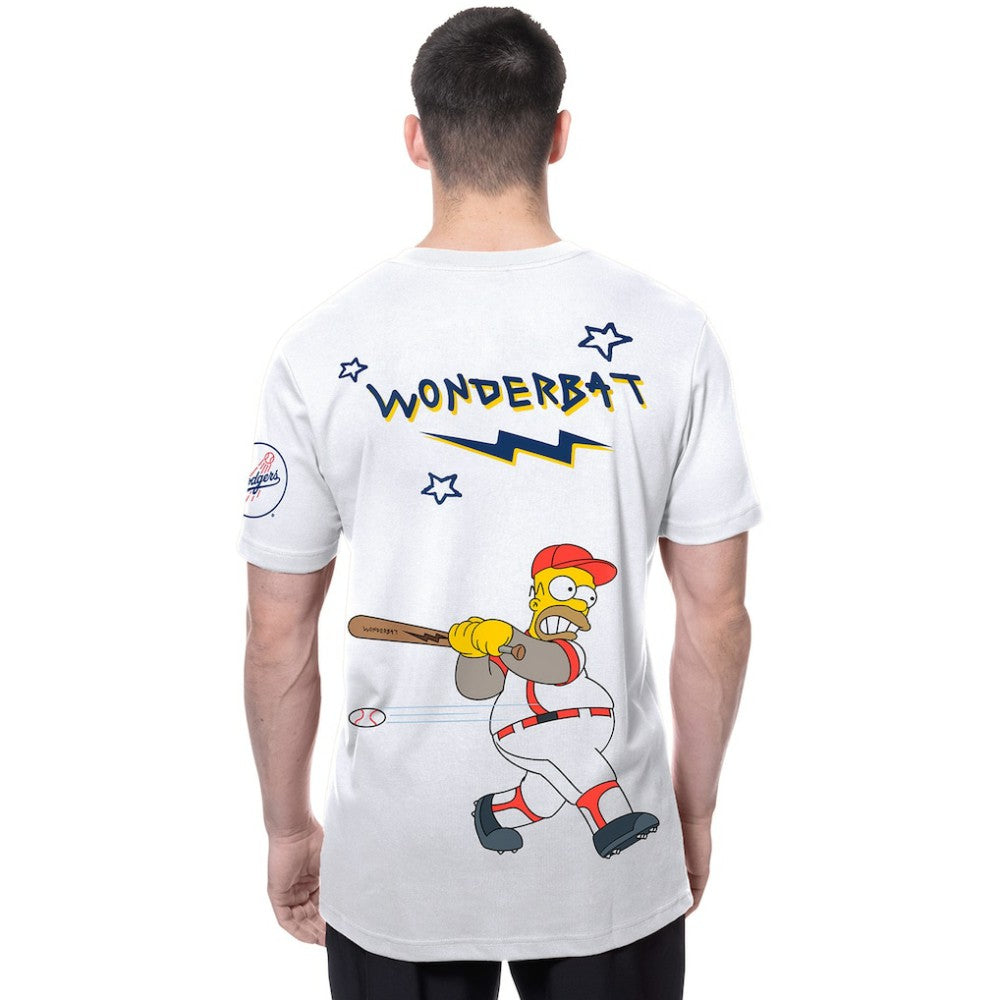 Los Angeles Dodgers New Era MLB x Simpsons Homer Wonderbat T-Shirt - MLB T-shirts