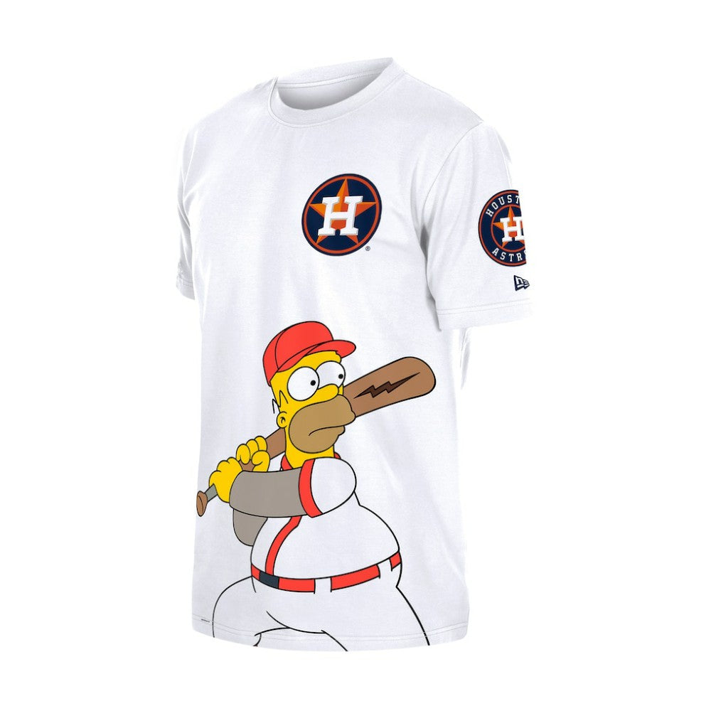 Houston Astros New Era MLB x Simpsons Homer Wonderbat T-Shirt - MLB T-shirts