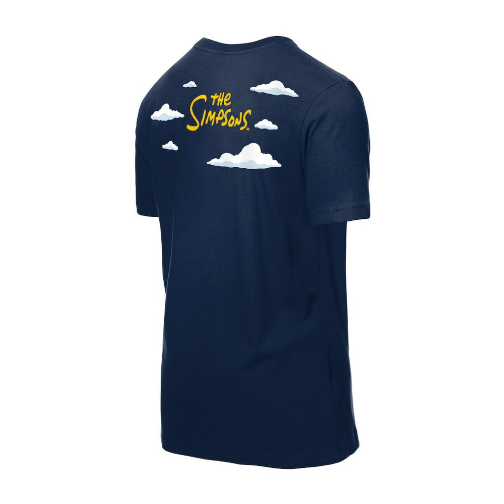 Atlanta Braves New Era MLB x Simpsons 2026 Collab Clouds T-Shirt - MLB T-shirts
