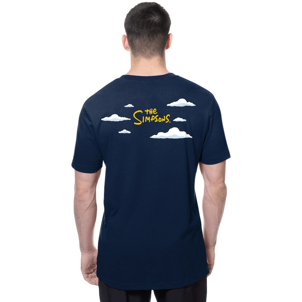 Houston Astros New Era MLB x Simpsons 2026 Collab Clouds T-Shirt - MLB T-shirts