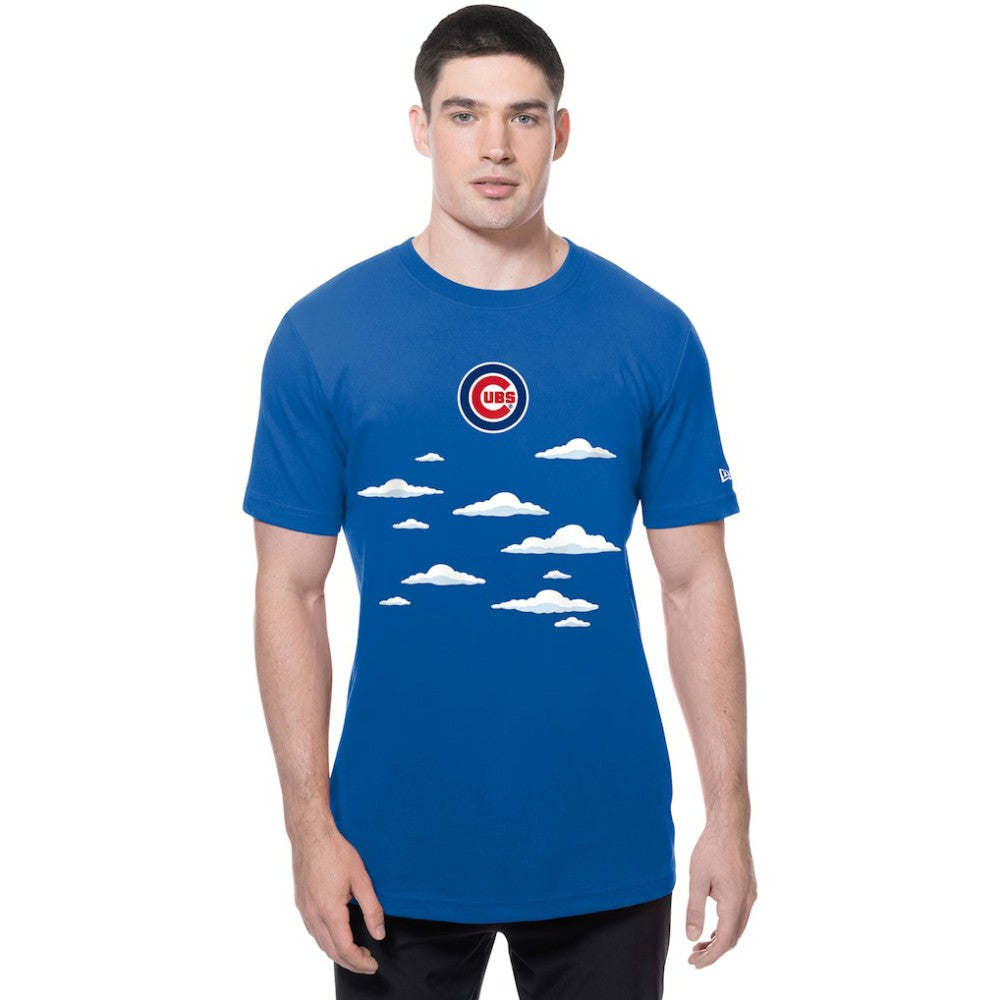 Chicago Cubs New Era MLB x Simpsons 2026 Collab Clouds T-Shirt - MLB T-shirts