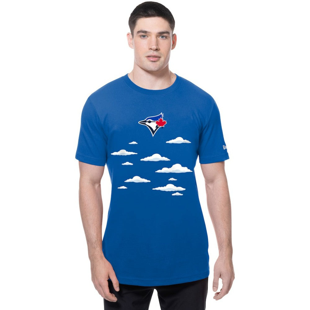 Toronto Blue Jays New Era MLB x Simpsons 2026 Collab Clouds T-Shirt - MLB T-shirts