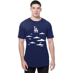 Los Angeles Dodgers New Era MLB x Simpsons 2026 Collab Clouds T-Shirt - MLB T-shirts