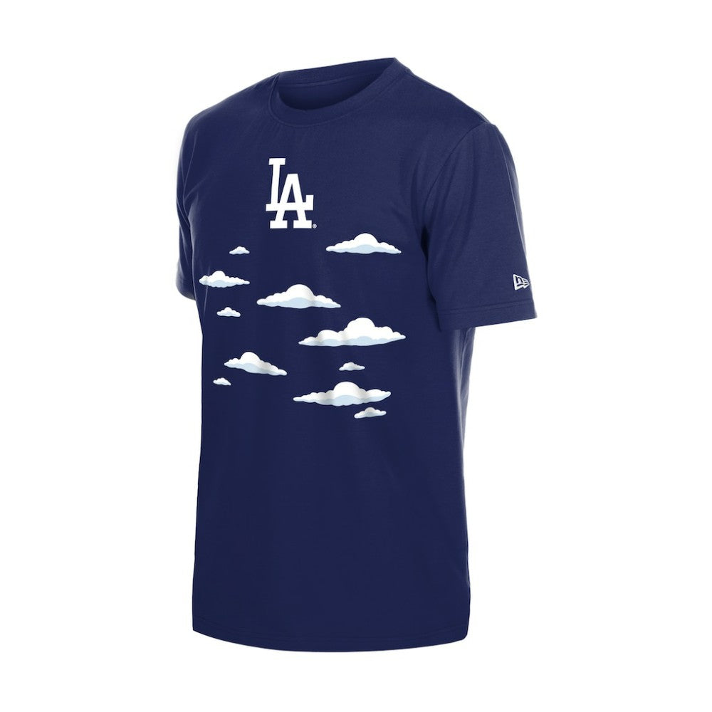 Los Angeles Dodgers New Era MLB x Simpsons 2026 Collab Clouds T-Shirt - MLB T-shirts