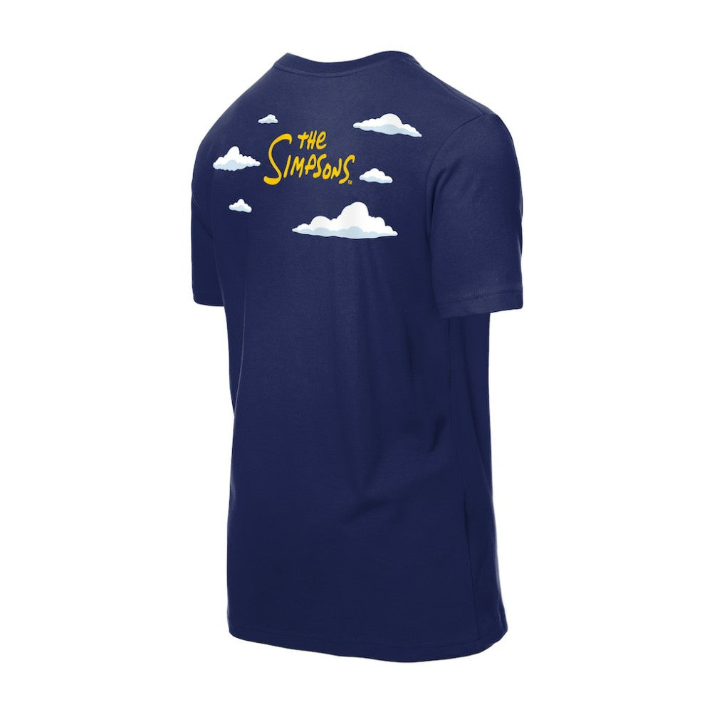 Los Angeles Dodgers New Era MLB x Simpsons 2026 Collab Clouds T-Shirt - MLB T-shirts