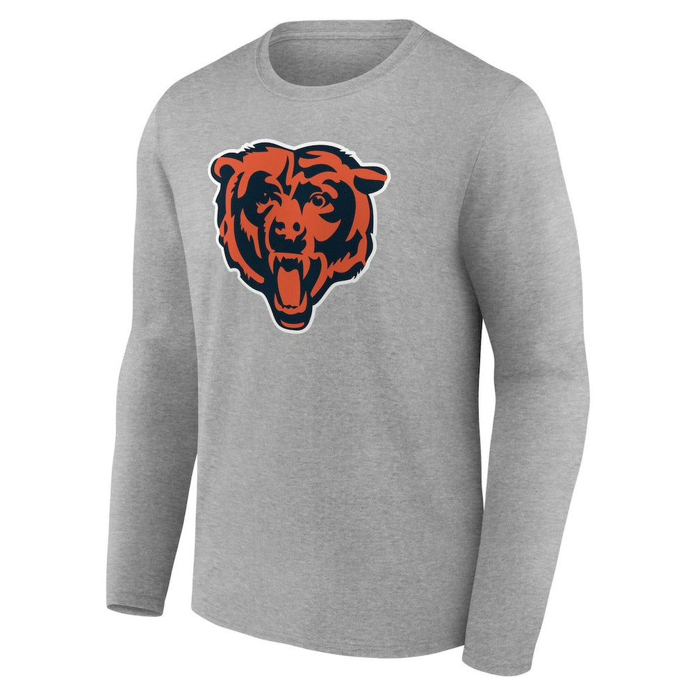 Chicago Bears Team Authentic Personalized Name & Number Long Sleeve T-Shirt | NFL New