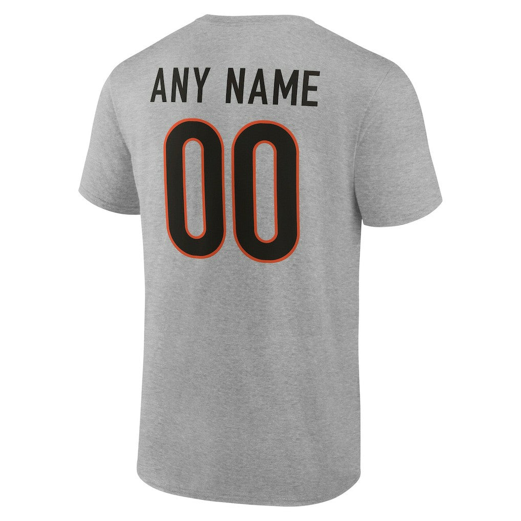 Cincinnati Bengals Team Authentic Personalized Name & Number T-Shirt | NFL Online