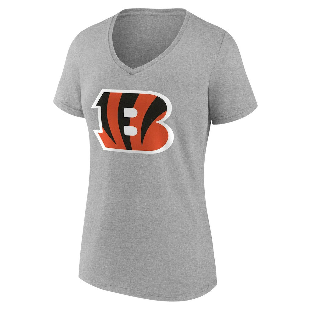 Cincinnati Bengals Women's Team Authentic Personalized Name & Number V-Neck T-Shirt | NFL New