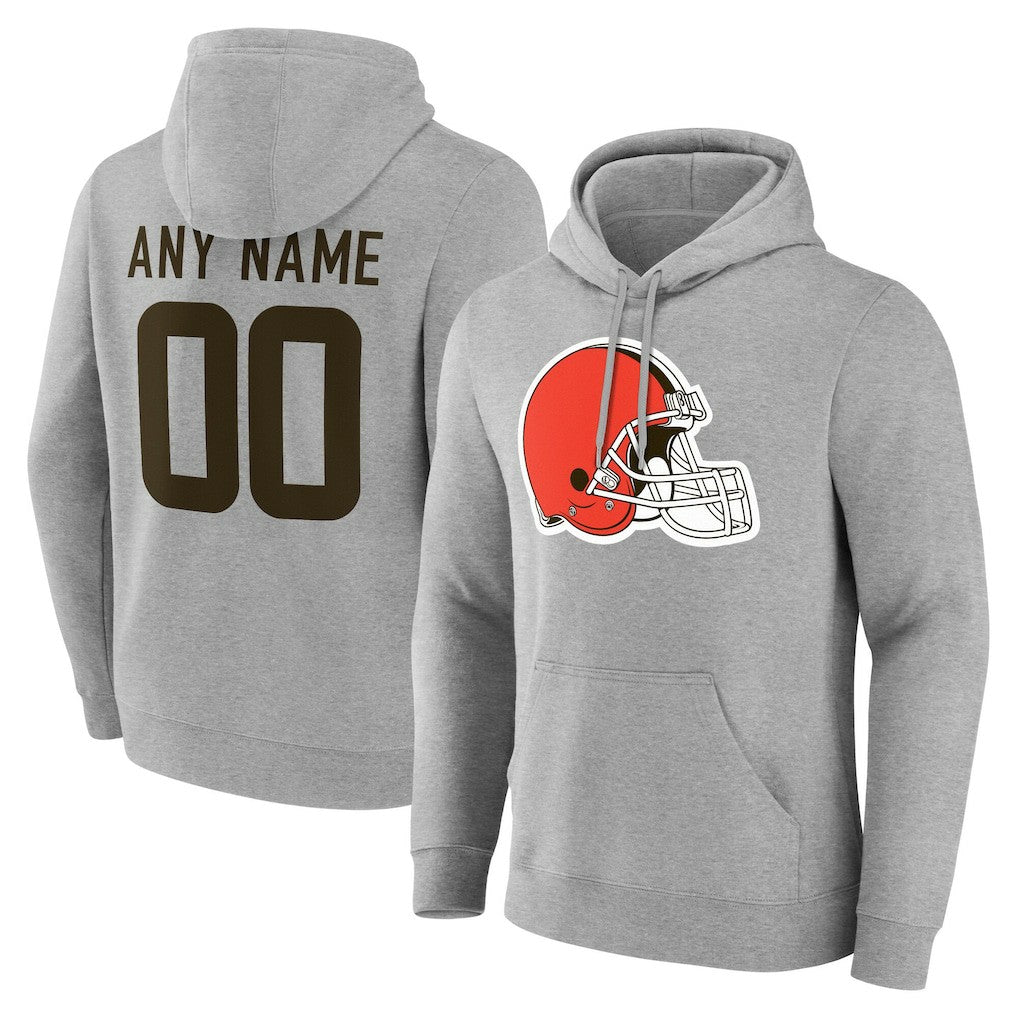 Cleveland Browns Team Authentic Personalized Name & Number Hoodie | NFL Outlet