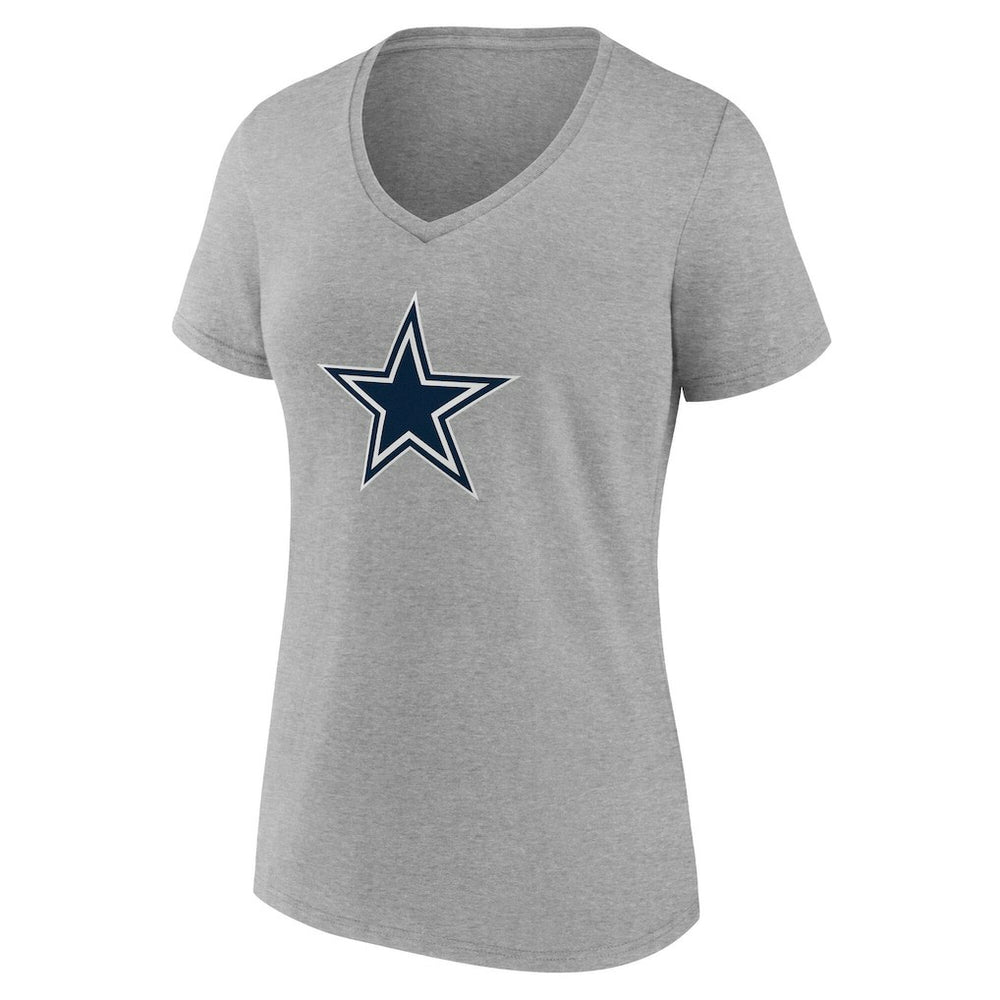 Dallas Cowboys Women's Team Authentic Personalized Name & Number V-Neck T-Shirt | NFL Online