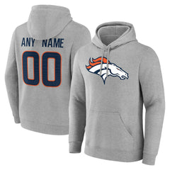 Denver Broncos Team Authentic Personalized Name & Number Hoodie | NFL On sale